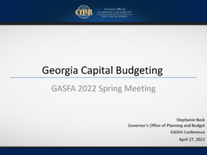 2022 GASFA Presentation